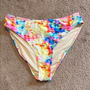 Colorful Tie-Dye Bikini Bottom